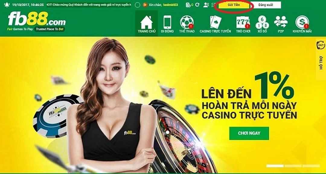 Fb88 cung cấp cho người chơi đầy đủ phương thức thanh toán từ ngân hàng cho đến thẻ cào điện thoại