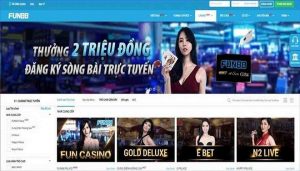 Sòng casino trực tuyến với nhiều game đặc sắc