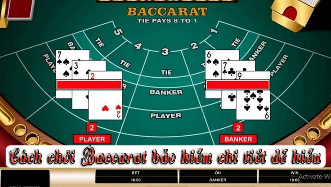 Luật chơi bảo hiểm game bài Baccarat