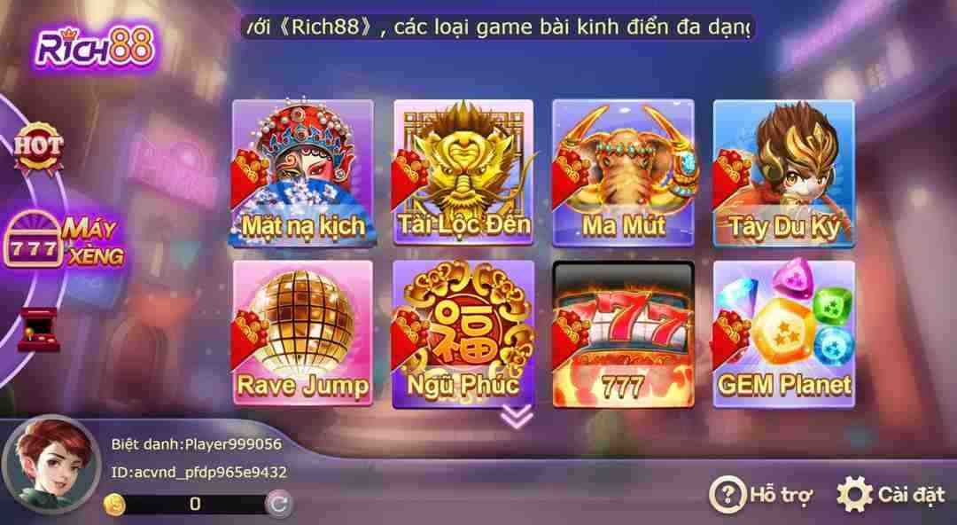 Tổng quan sơ lược về nhà phát hành game Rich88